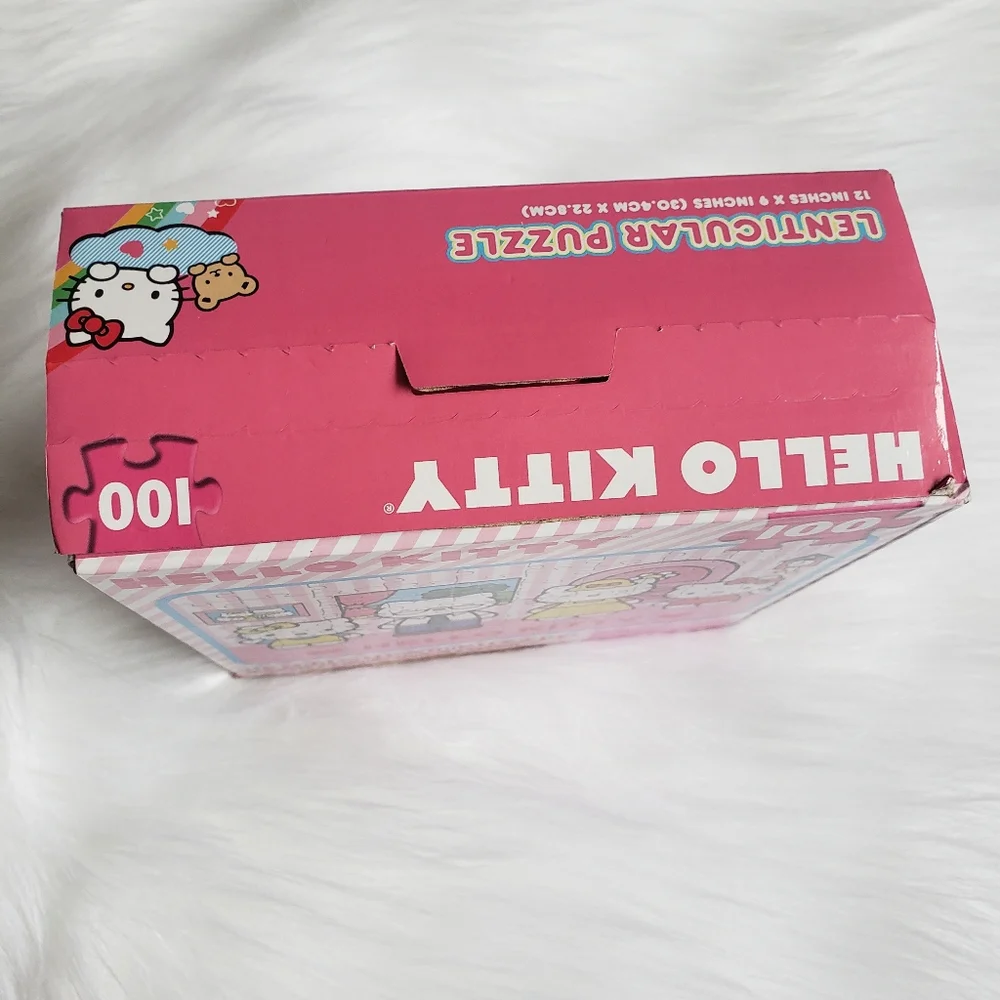 Hello Kitty New in box family 100‎ piece lenticular puzzle